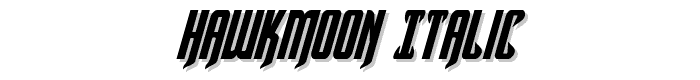 Hawkmoon Italic font